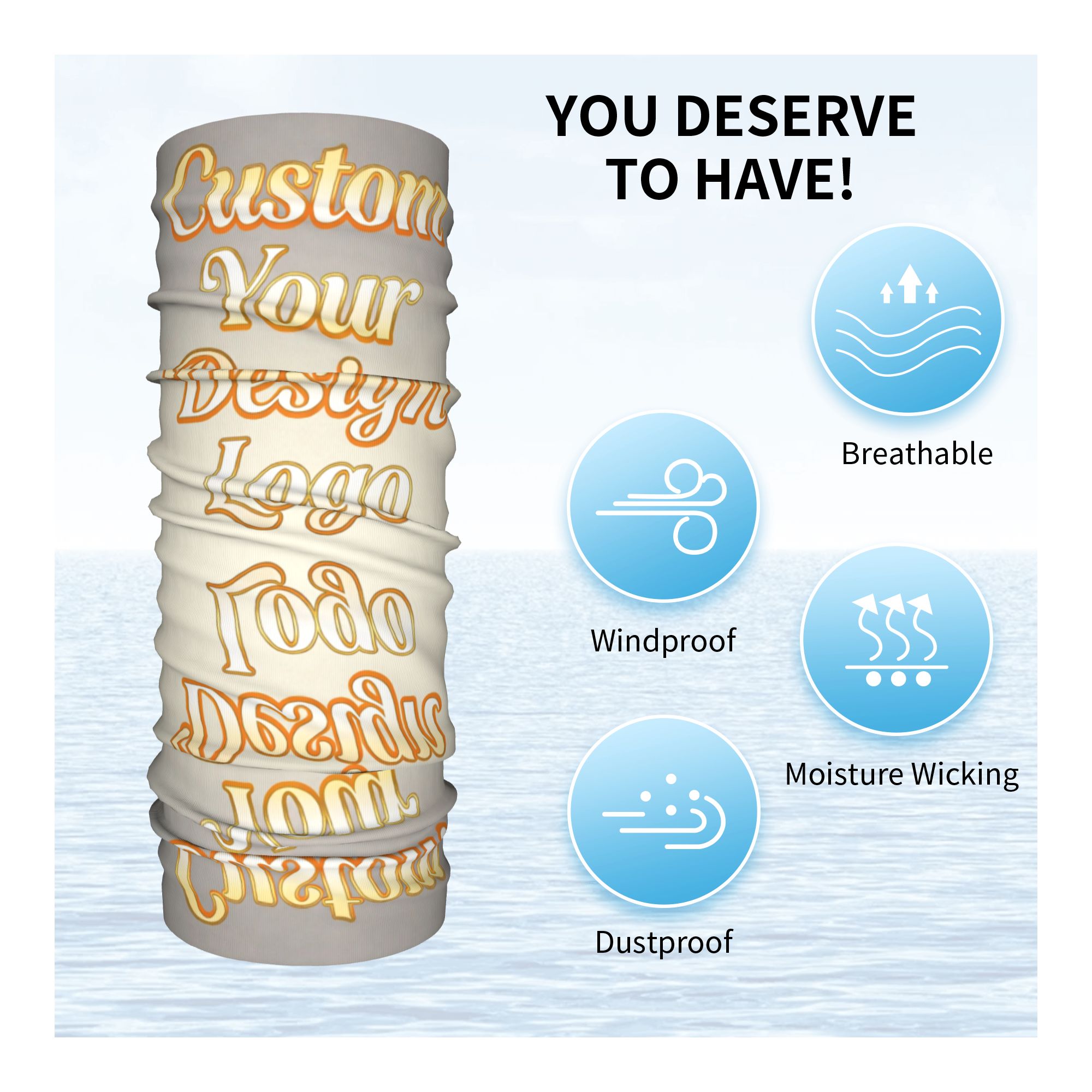 Custom Your Photo Name Bandana - Initial Ring Custom review and price