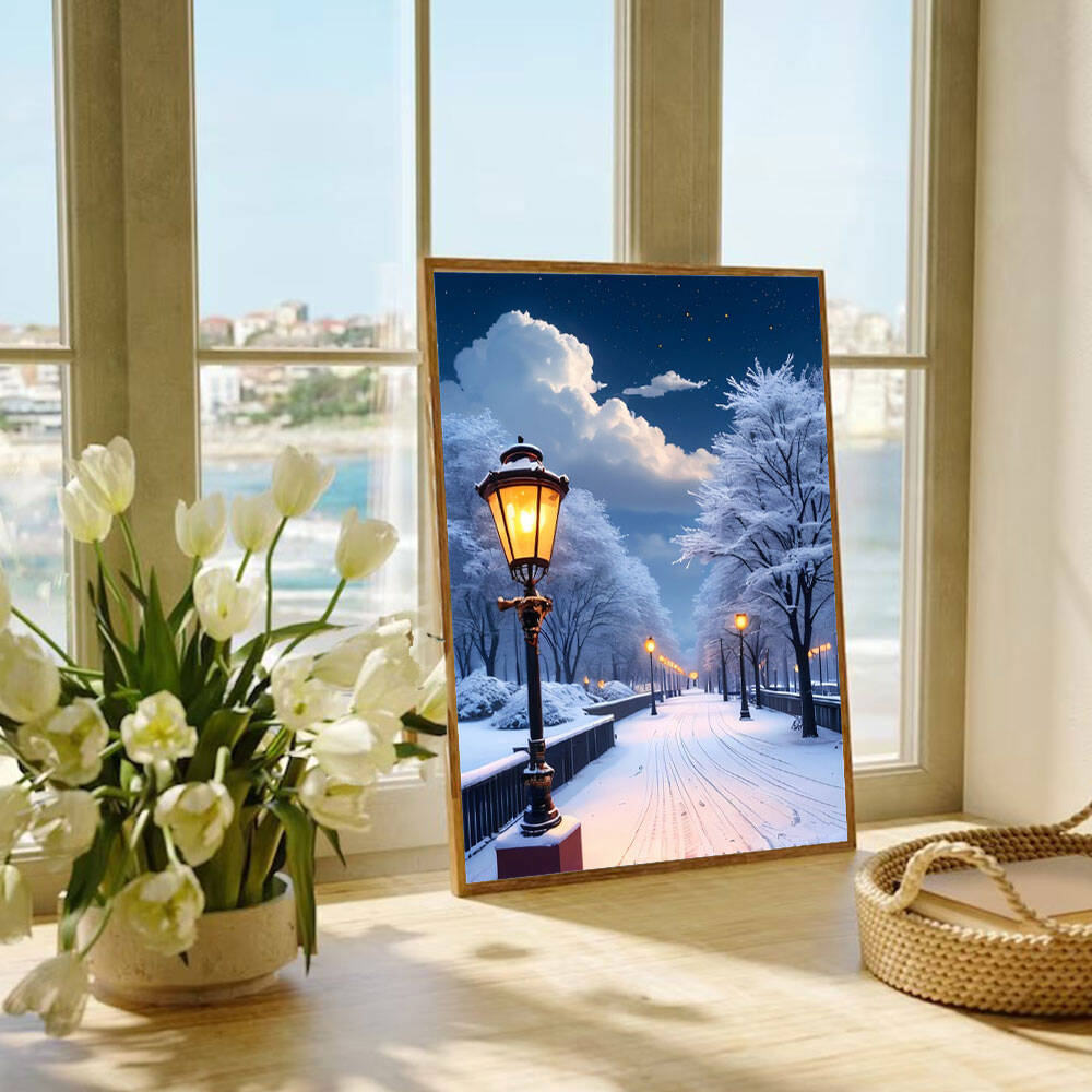 5D DIY Diamond Painting Snow S - Photo Mosaic Print review and price